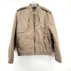 Vintage 80s Members Only by Europe Craft Winter Jacket Brown Size 40